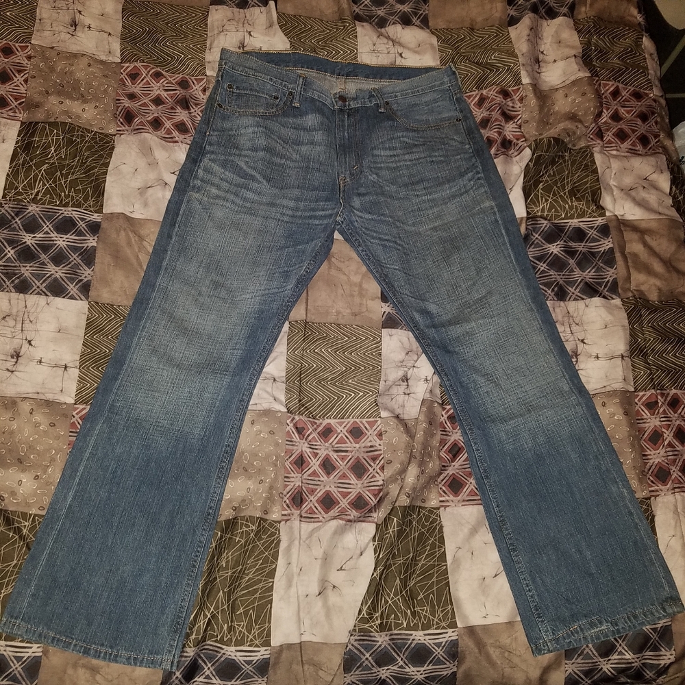 Levi's 505 faded distressed look 36x30